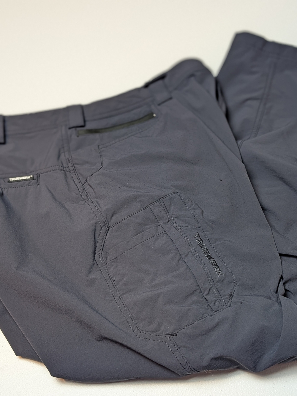 TRUEWERK T1 WerkPant Men’s 38x30 Navy Stretch Cargo Work Pants